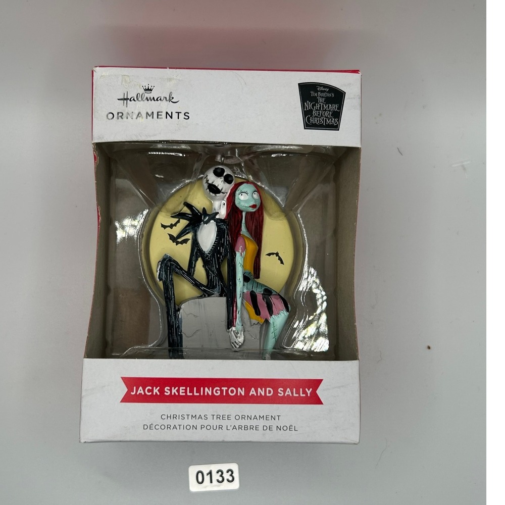 Hallmark Disney Jack Skellington & Sally Christmas Tree‎ Ornament #134